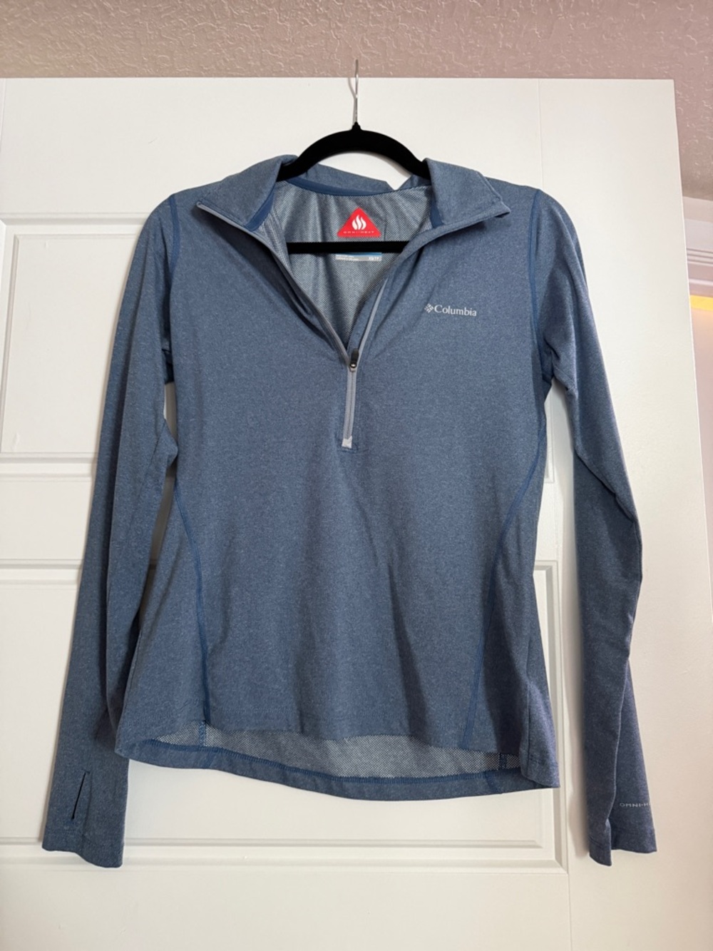 Columbia Women's Slate Blue Quarter-Zip Performance Pullover